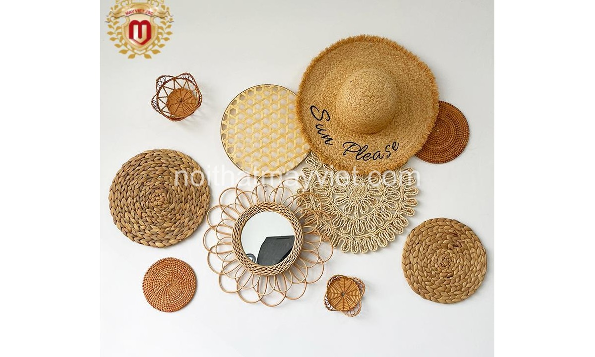 Đồ Trang Trí Mây Tre Tường MTT002